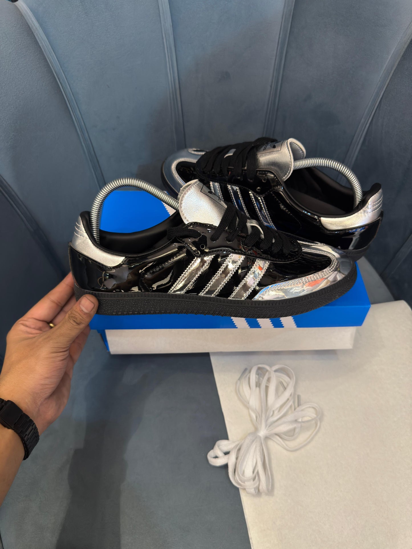 ADIDAS ORIGINALS SAMBA ATMOS BLACK SILVER