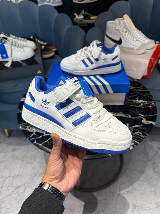 ADIDAS ''FORUM WHITE/BLUE''