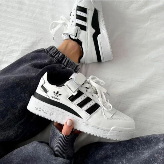 ADIDAS ''FORUM WHITE/BLACK''