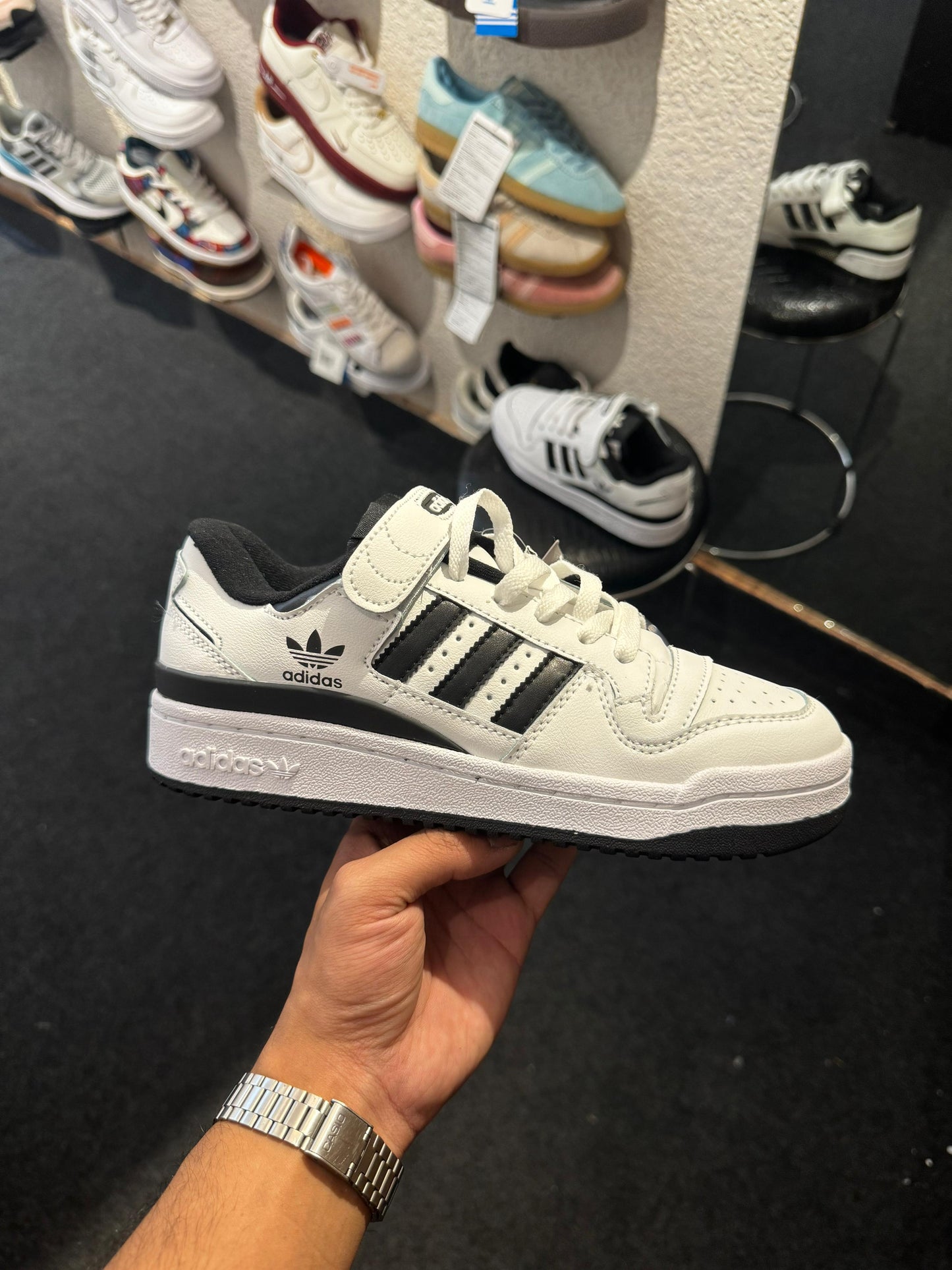 ADIDAS ''FORUM WHITE/BLACK''