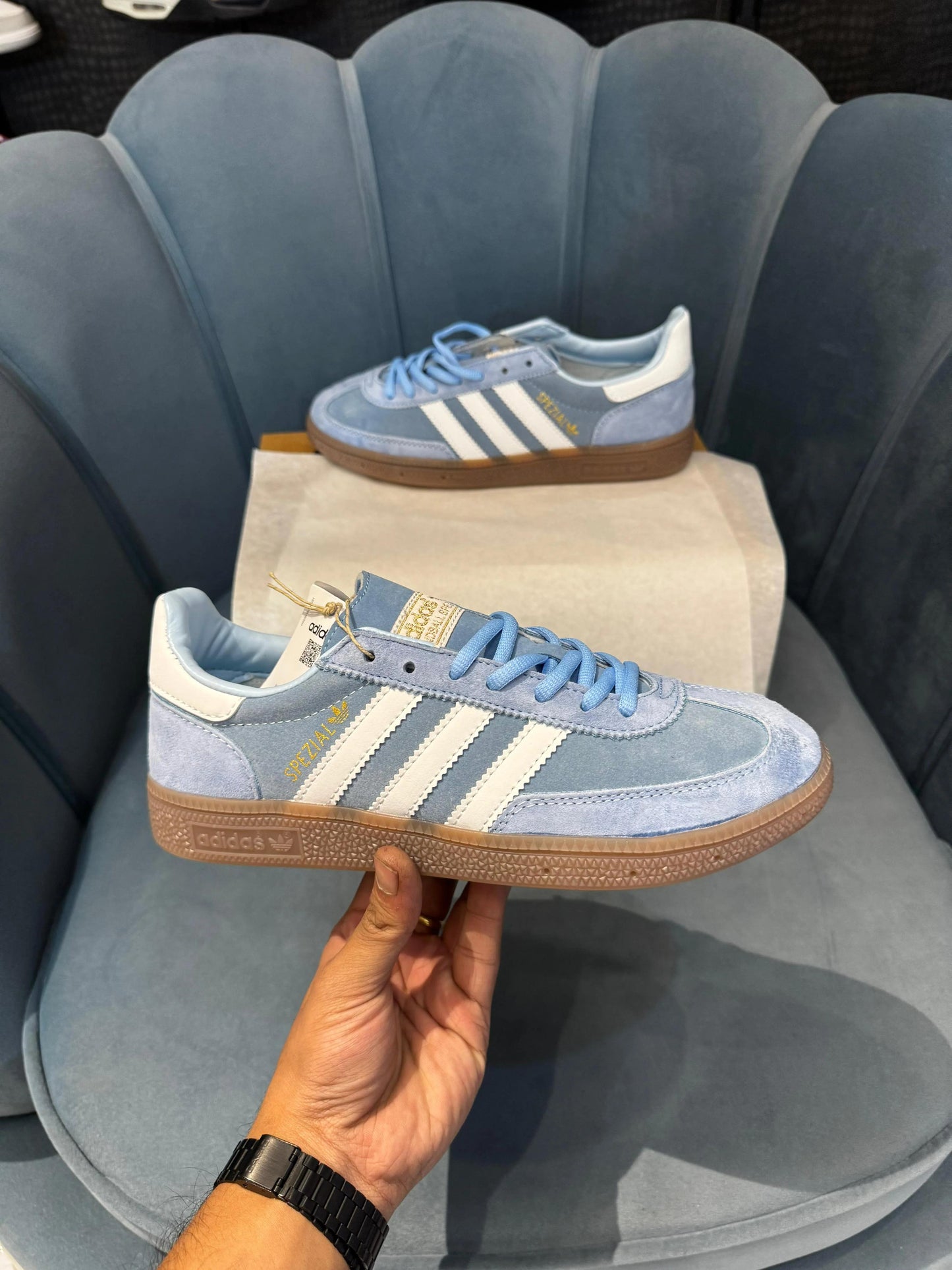 ADIDAS ''SPEZIAL HANDBALL LIGHT BLUE''