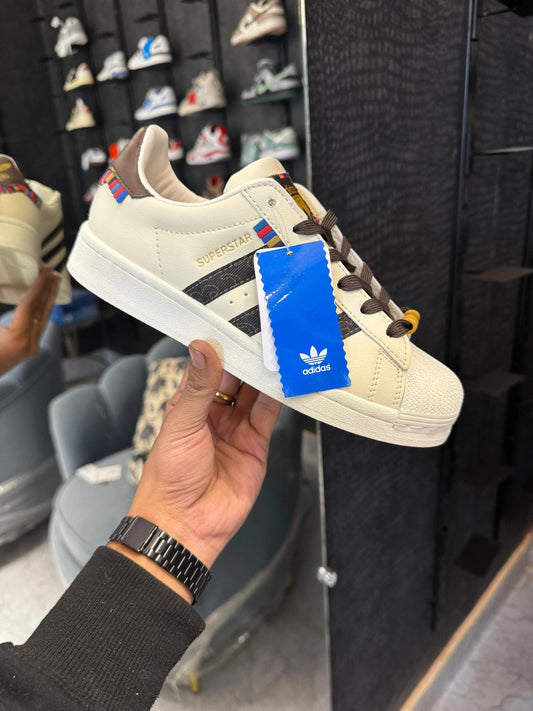ADIDAS '' SUPERSTAR SHELL BROWN''