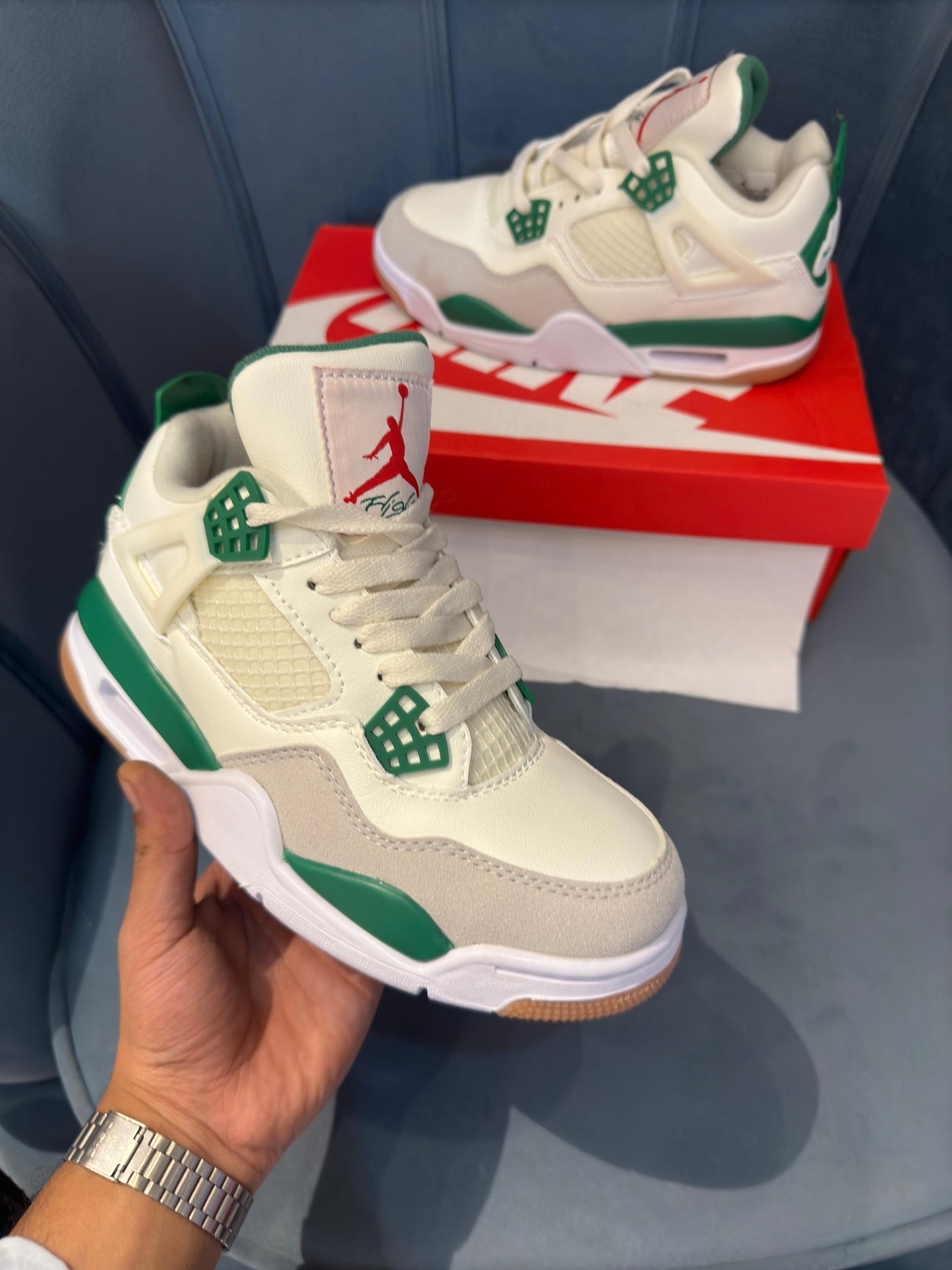 AIR ''JORDANS 4 RM PINE GREEN''