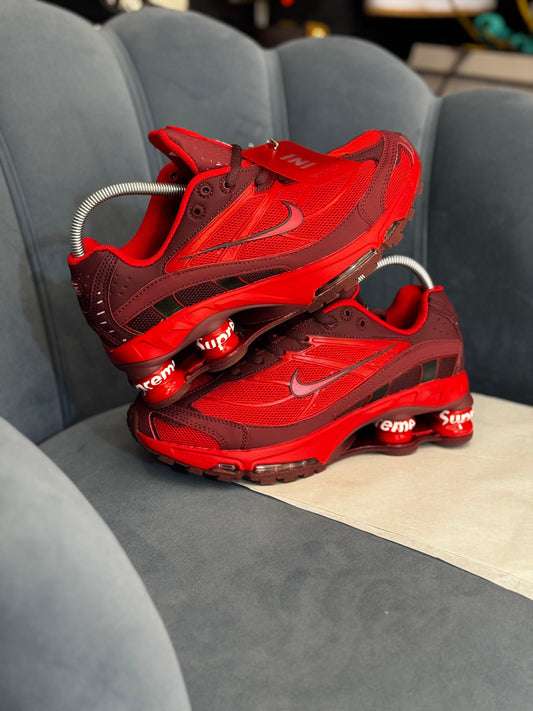 NIKE'' SHOX 2025 RED GREY''