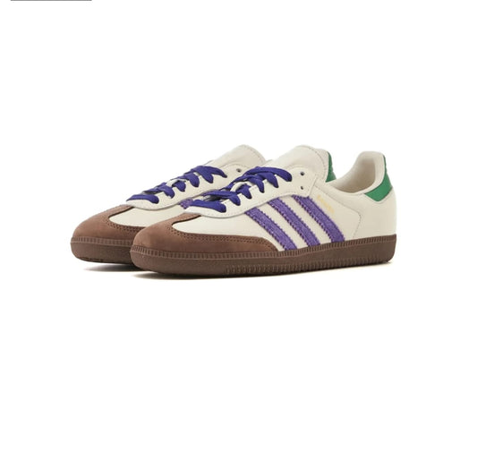 ADIDAS ORIGINAL SAMBA'' OFF WHITE BLUE''
