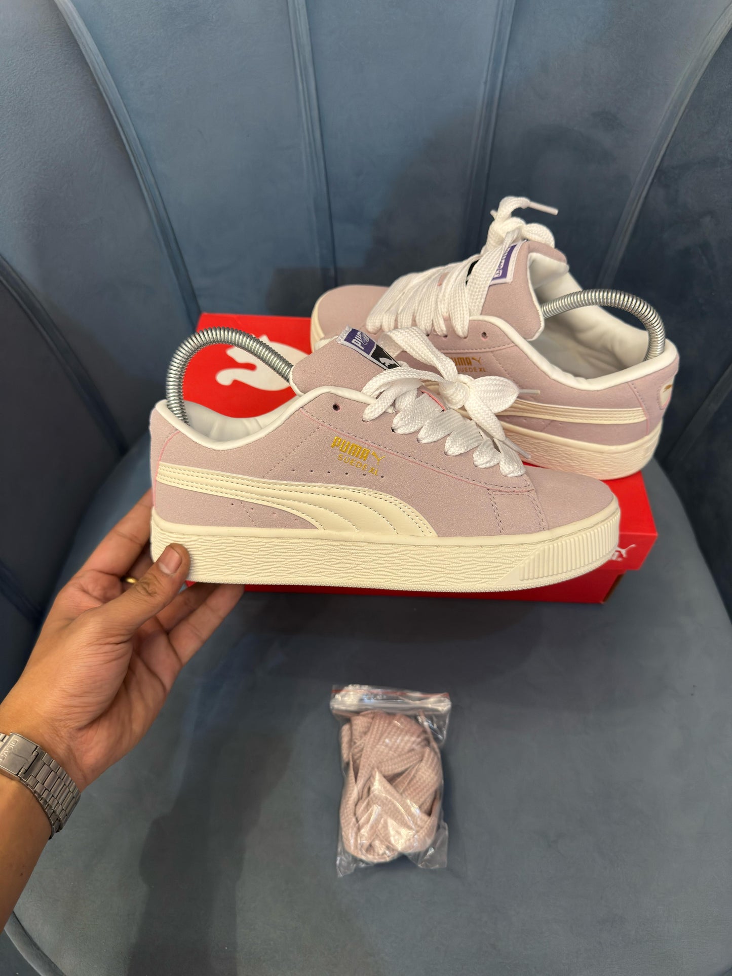 PUMA ''CLASSIC XL SUEDE BABY PINK''