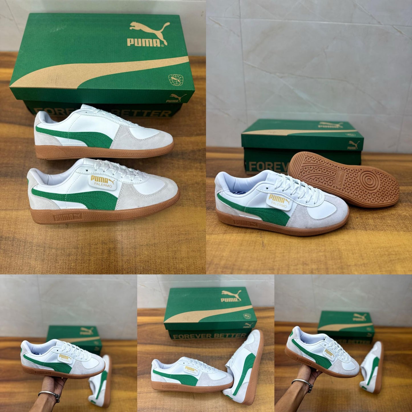 PUMA ''PALERMO OG WHITE/GREEN''