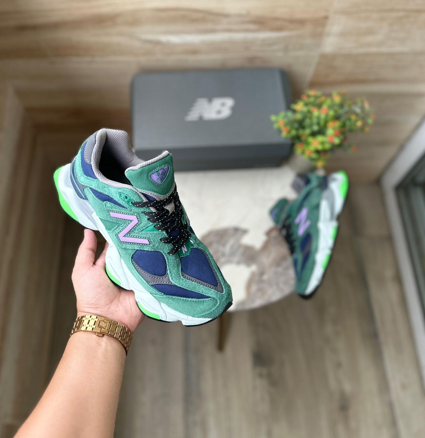 NEW BALANCE “9060 NIGHTWATCH GREEN”