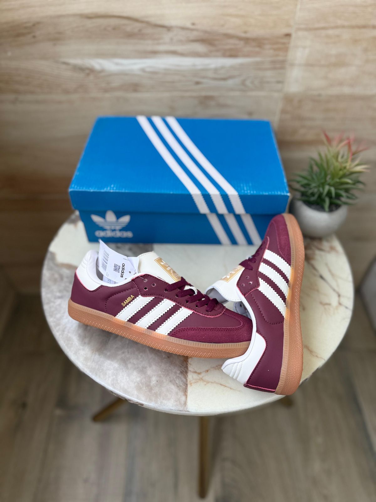 ADIDAS ORIGINALS'' SAMBA MAROON''