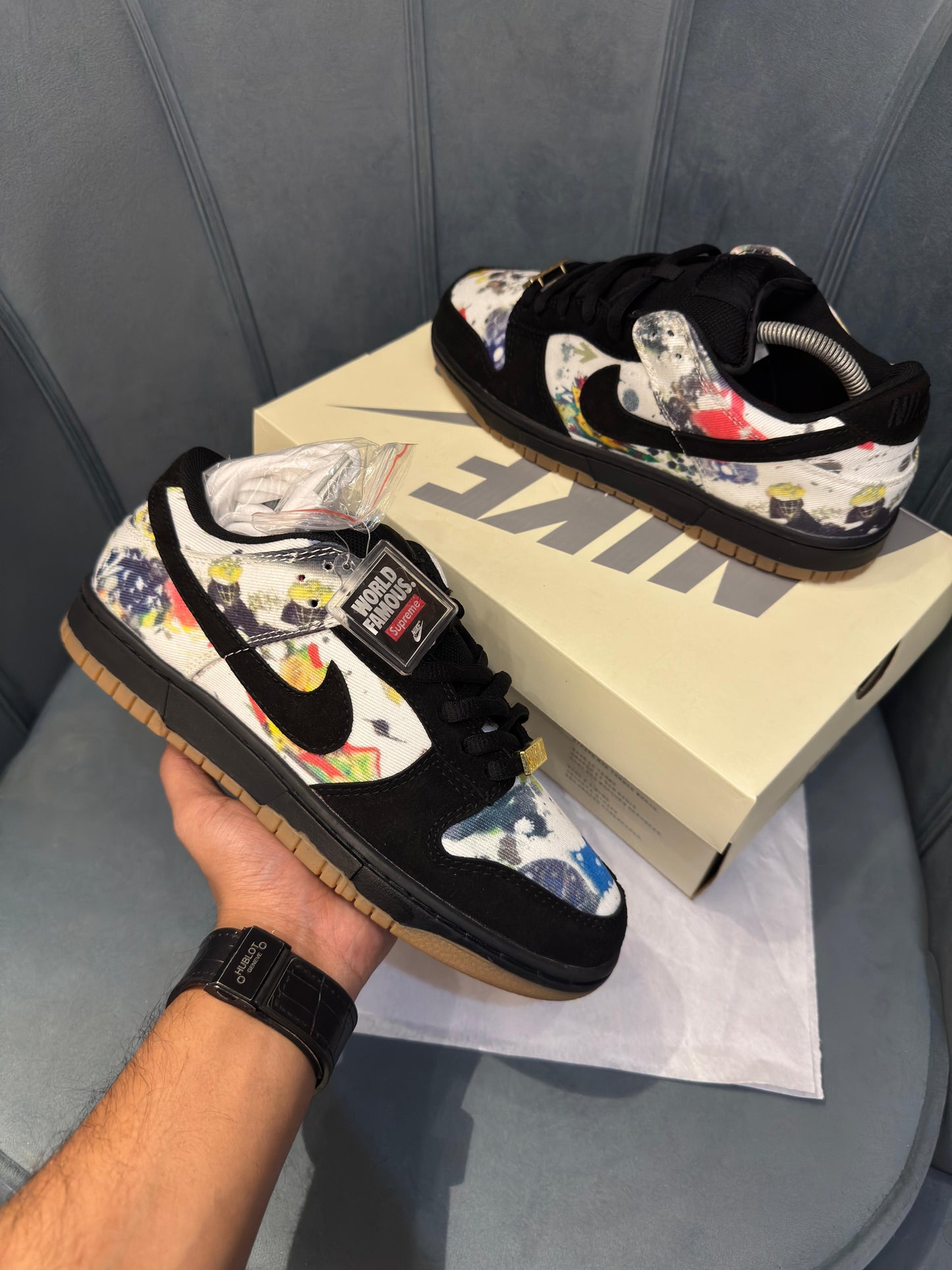 NIKE “SB DUNK LOW SUPREME RAMMELLZEE”