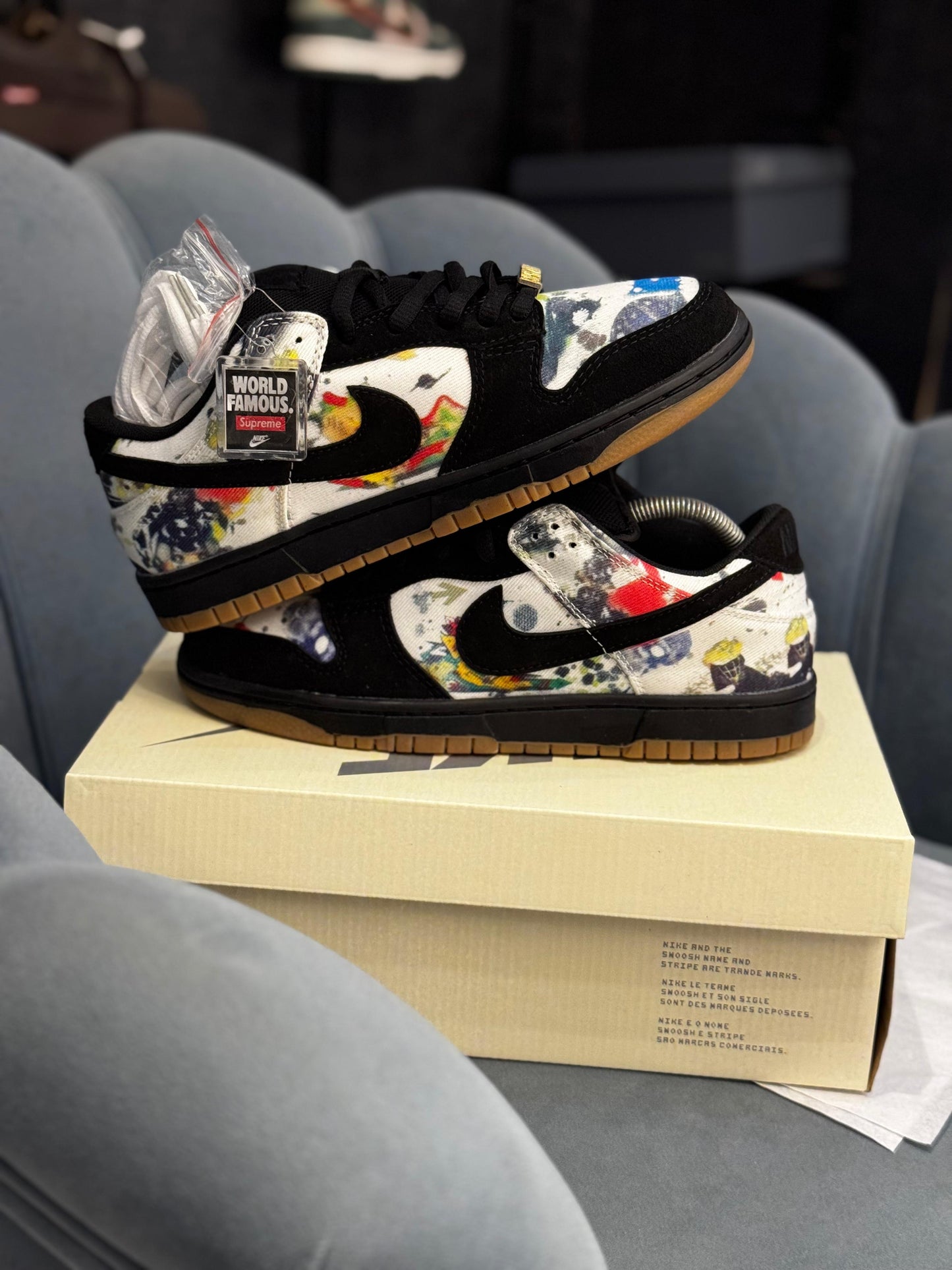 NIKE “SB DUNK LOW SUPREME RAMMELLZEE”