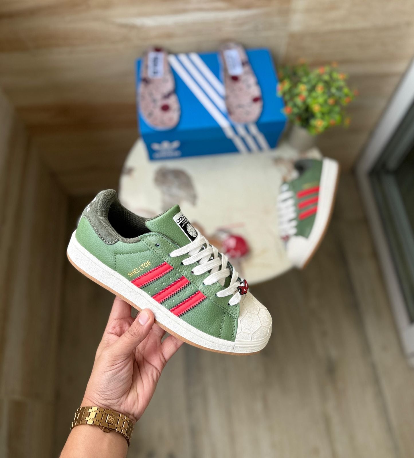 ADIDAS ORIGINALS SUPERSTAR SHELLTOE-'' NINJA TURTLES ''