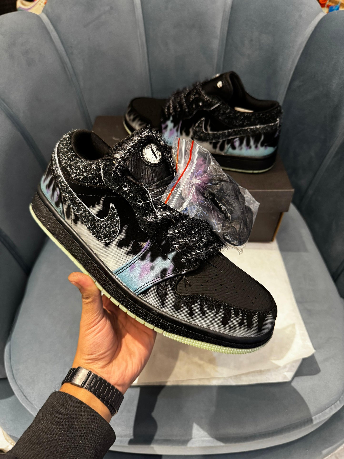 AIR JORDANS 1 LOW ''HALLOWEEN BLACK CAT''