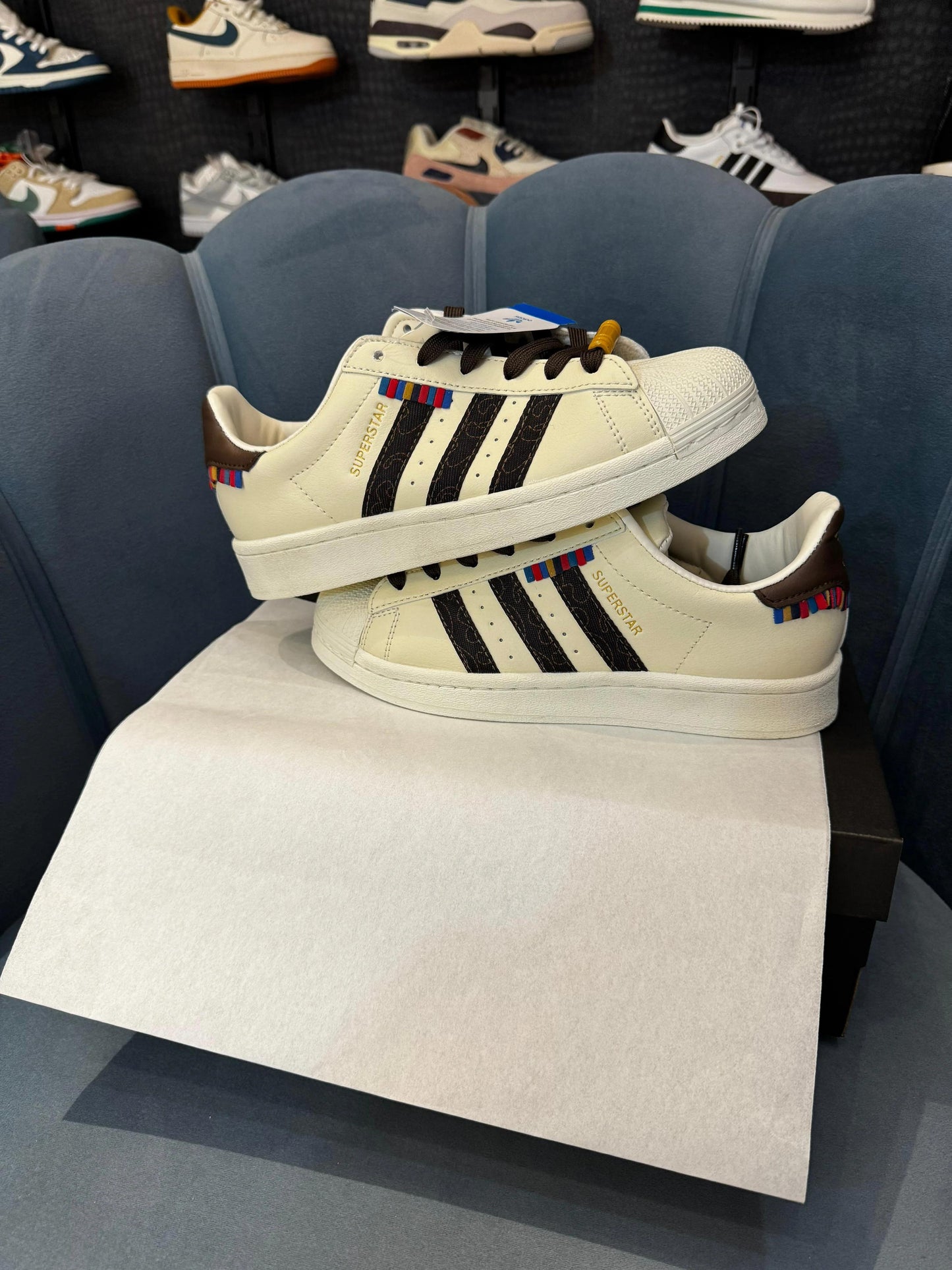 ADIDAS '' SUPERSTAR SHELL BROWN''