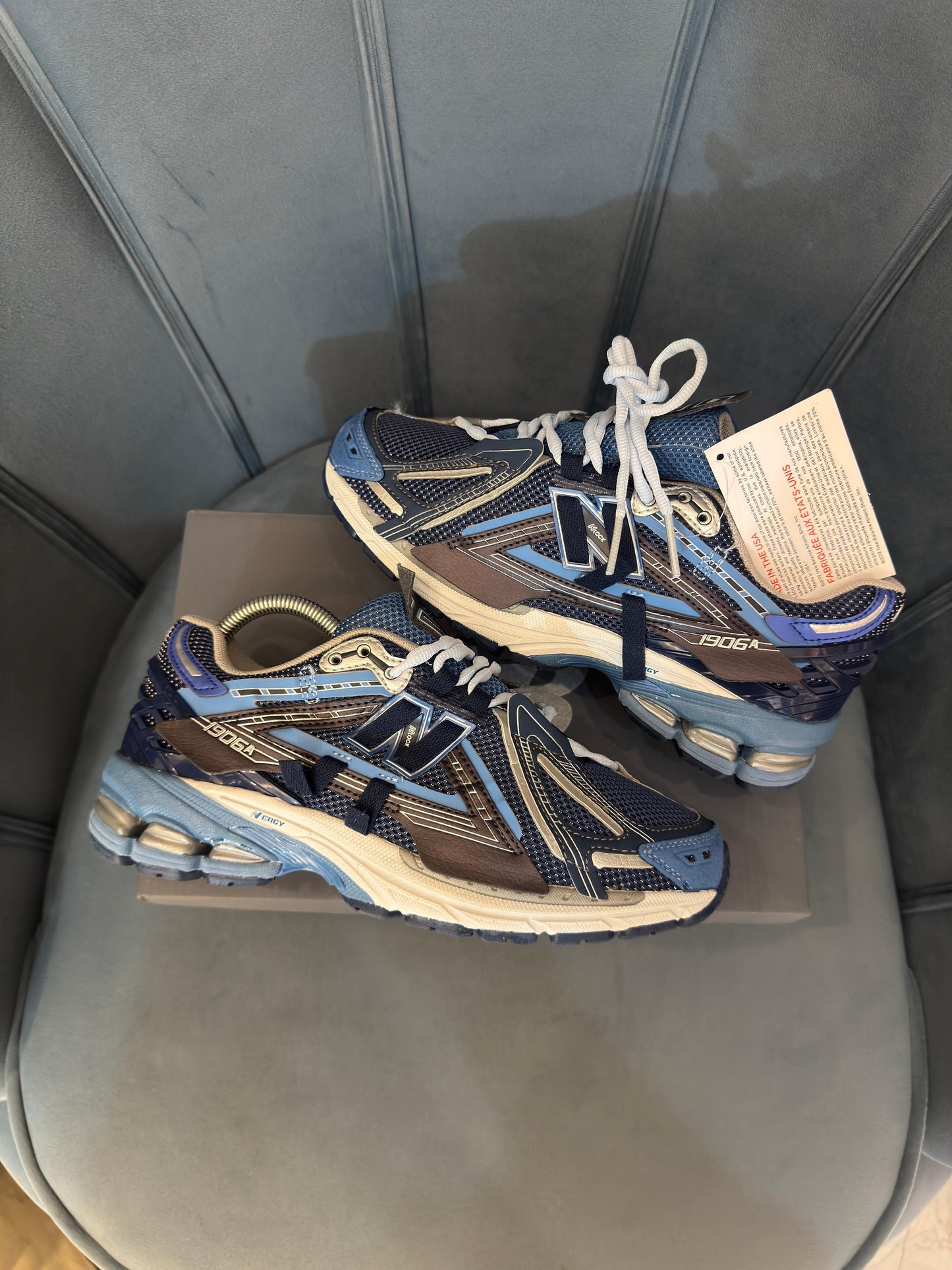 NEW BALANCE “1906 A BLUE SLATE GREY”