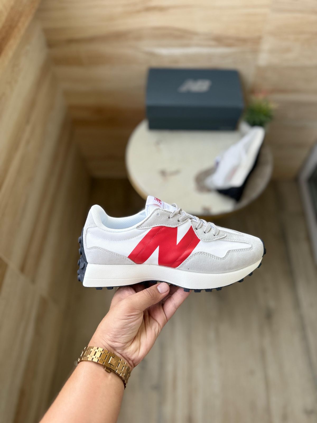 NEW BALANCE ''327 WHITE RED''