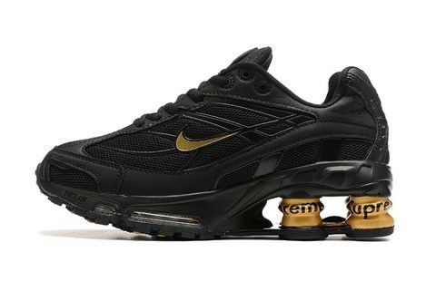 NIKE SHOX 2025 ''TRIPPLE BLACK GOLD SUPREME ''