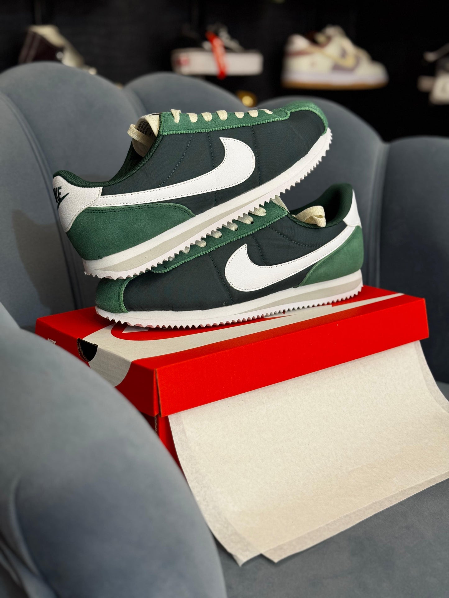 NIKE'' CORTEZ FIR GREEN''