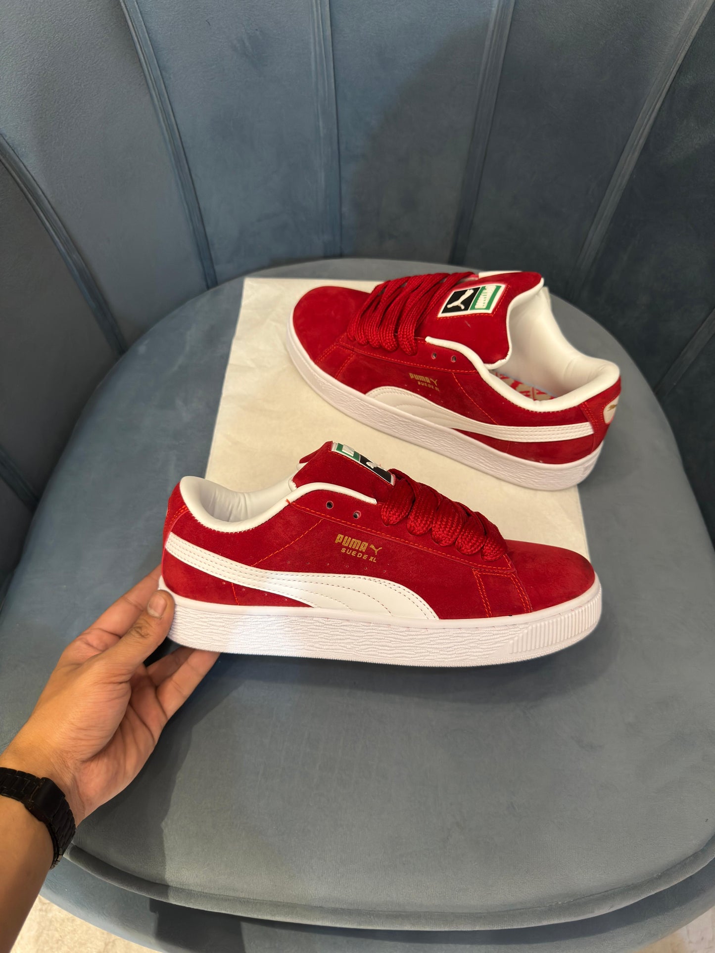 PUMA'' CLASSIC XL SUEDE RED''