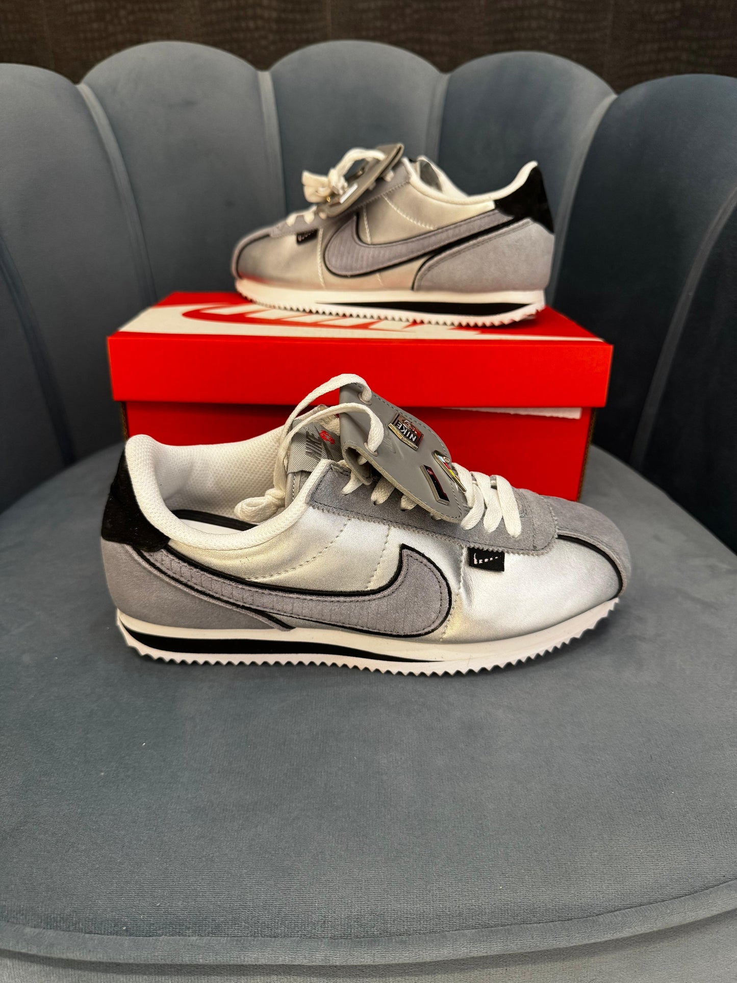 NIKE ''CORTEZ SILVER GREY ''