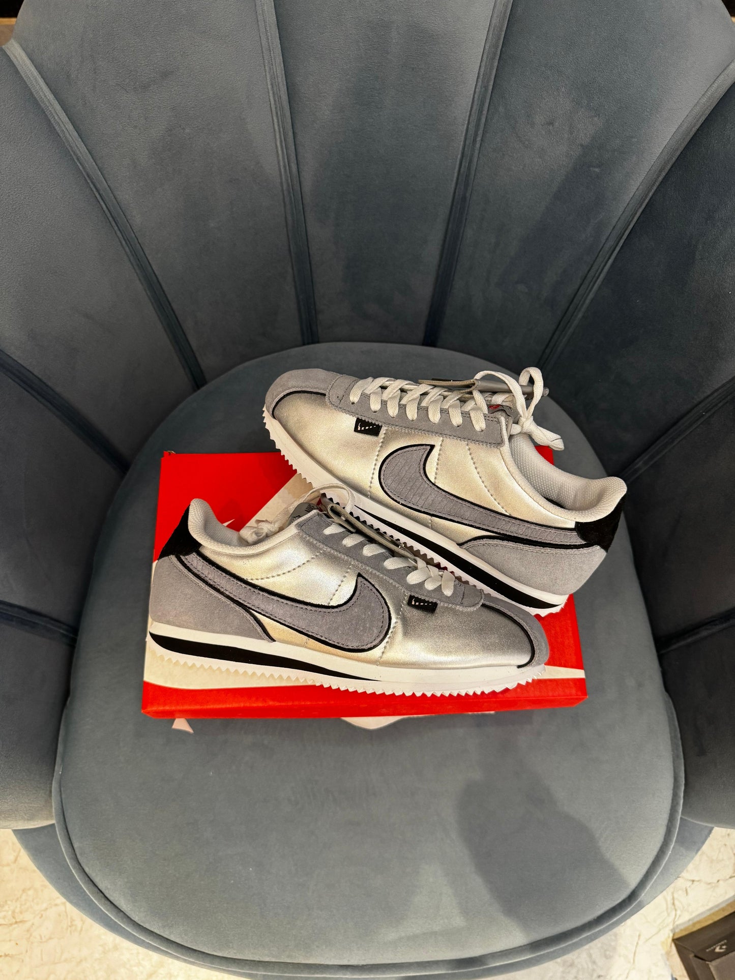 NIKE ''CORTEZ SILVER GREY ''
