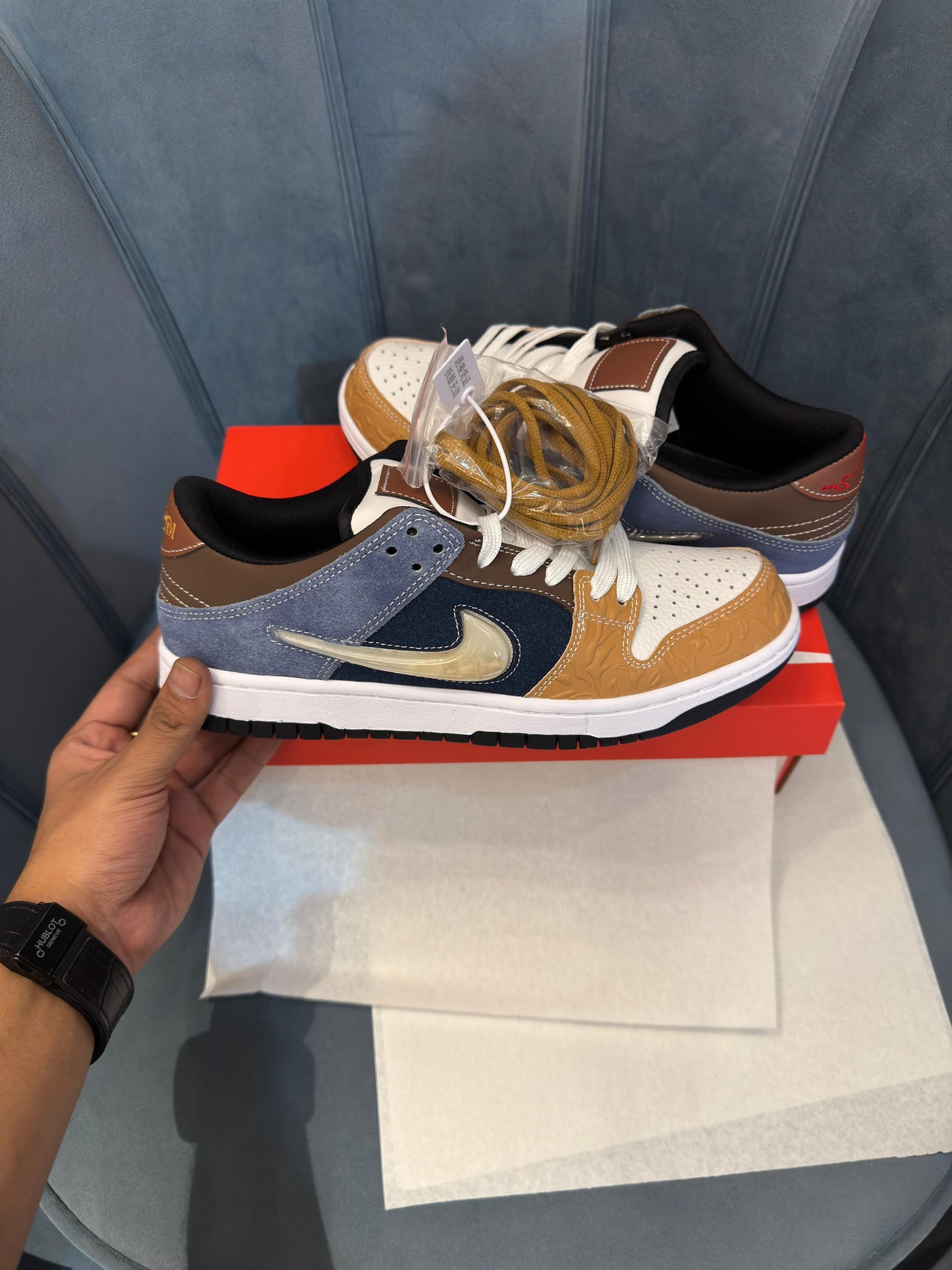 NIKE'' SB DUNK CHINESE DRAGON NEW YEAR 2024  BLUE''