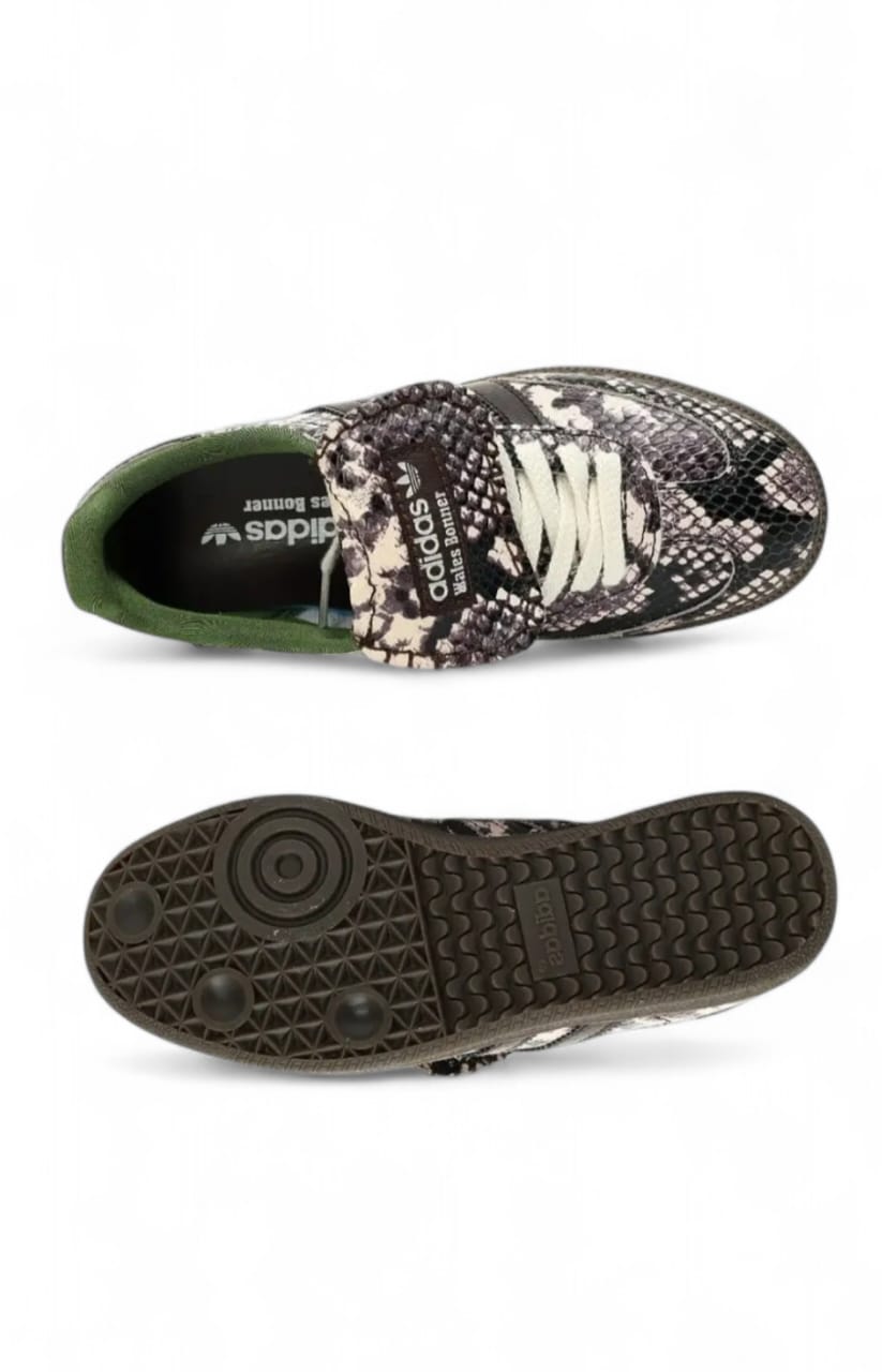 ADIDAS '' ORIGINALS SAMBA  WALES AND BONER SNAKE SKIN''
