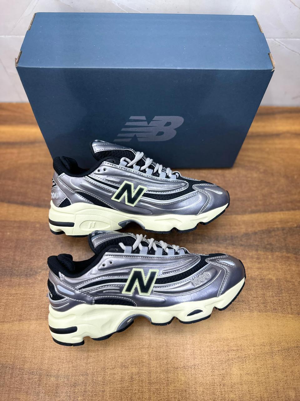 NEW BALANCE'' 1000 SILVER METALLIC''