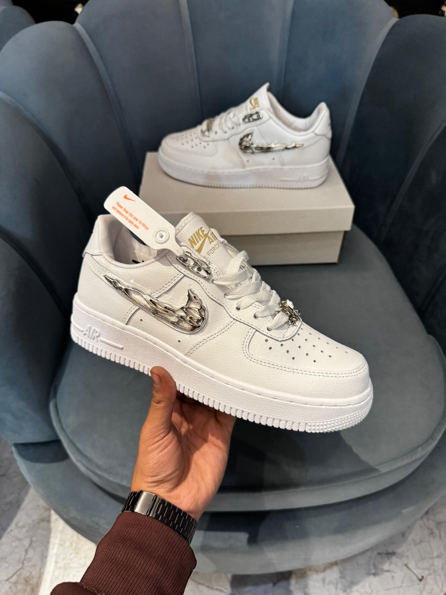NIKE  AIRFORCE 1 LOW "Molten Metal"