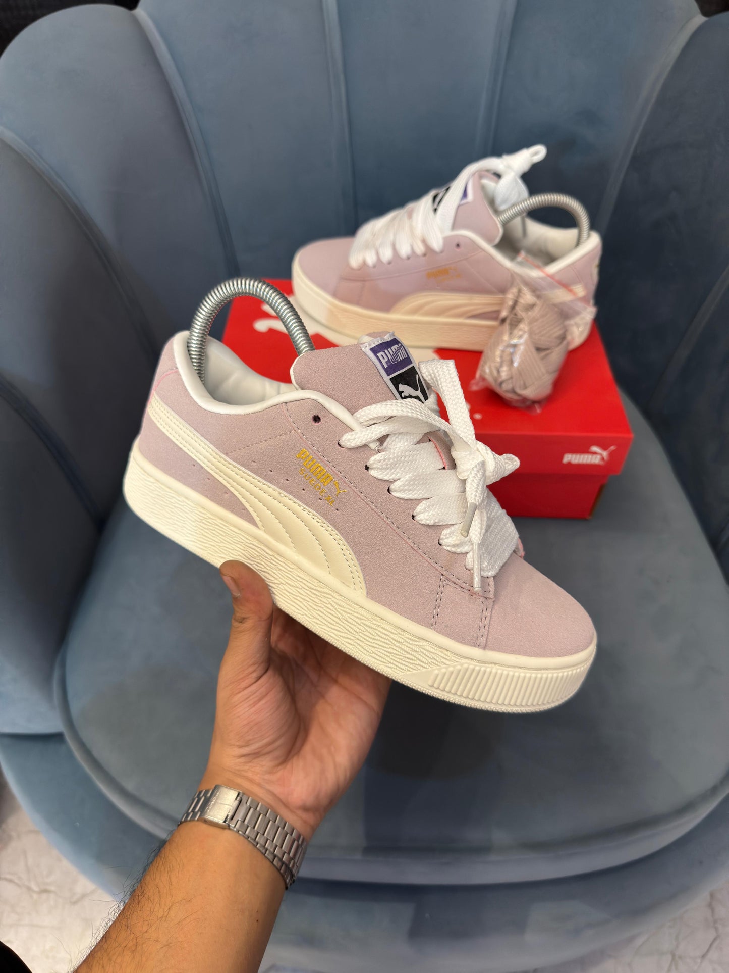 PUMA ''CLASSIC XL SUEDE BABY PINK''