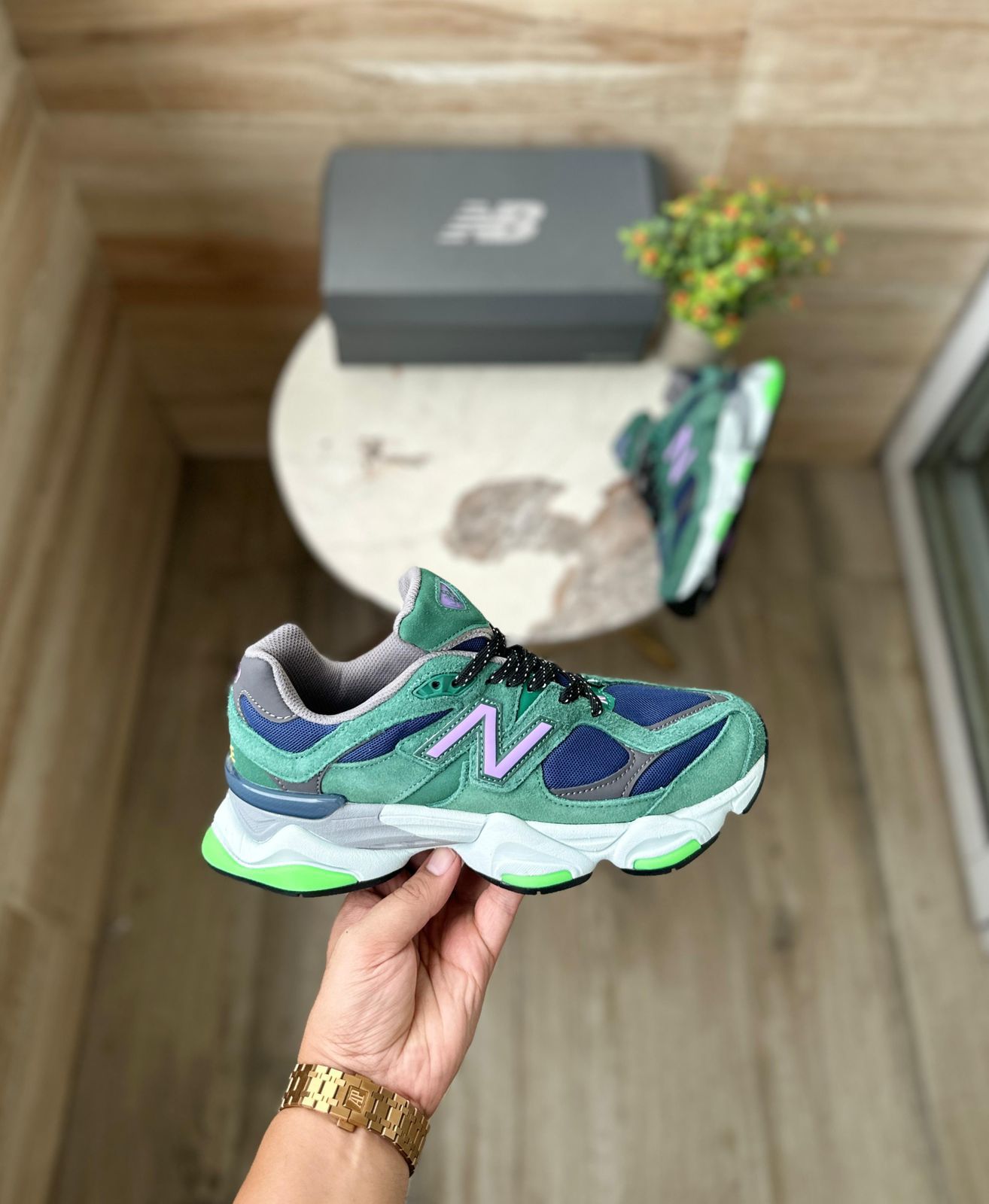 NEW BALANCE “9060 NIGHTWATCH GREEN”