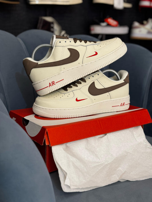 NIKE AIRFORCE1 “BROWN SWOOSH 07 LTD”