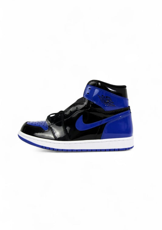 AIR JORDANS'' RETRO 1 PATENT ROYAL BLUE ''