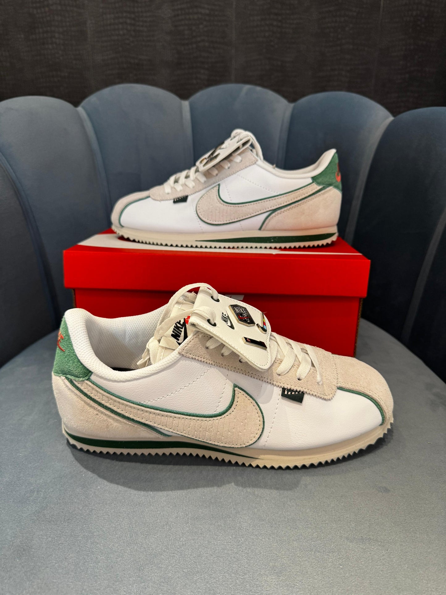 NIKE'' CORTEZ PETALS UNITED WHITE''
