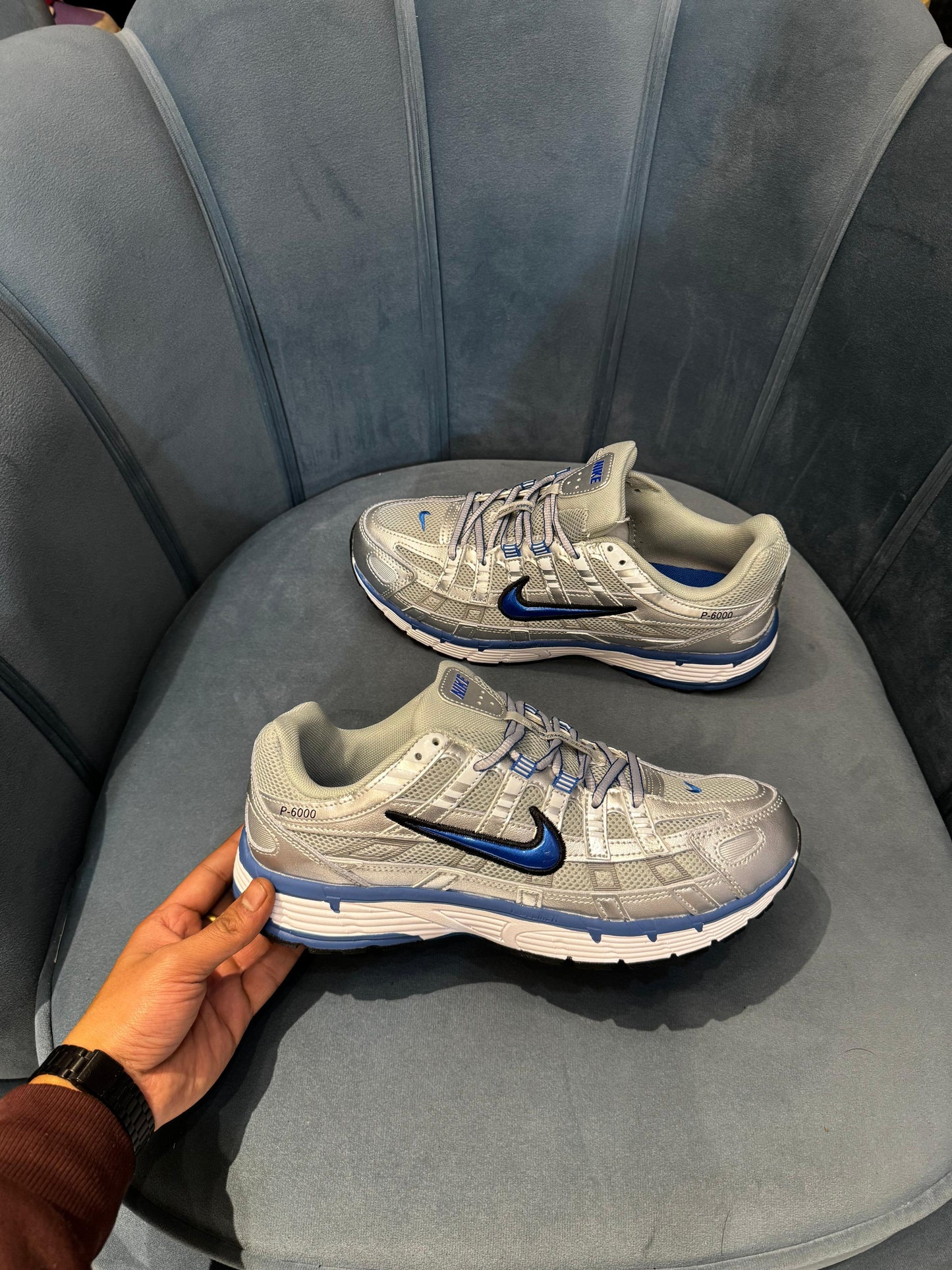 NIKE ''P-6000 TRAINER METALLIC NAVY ''