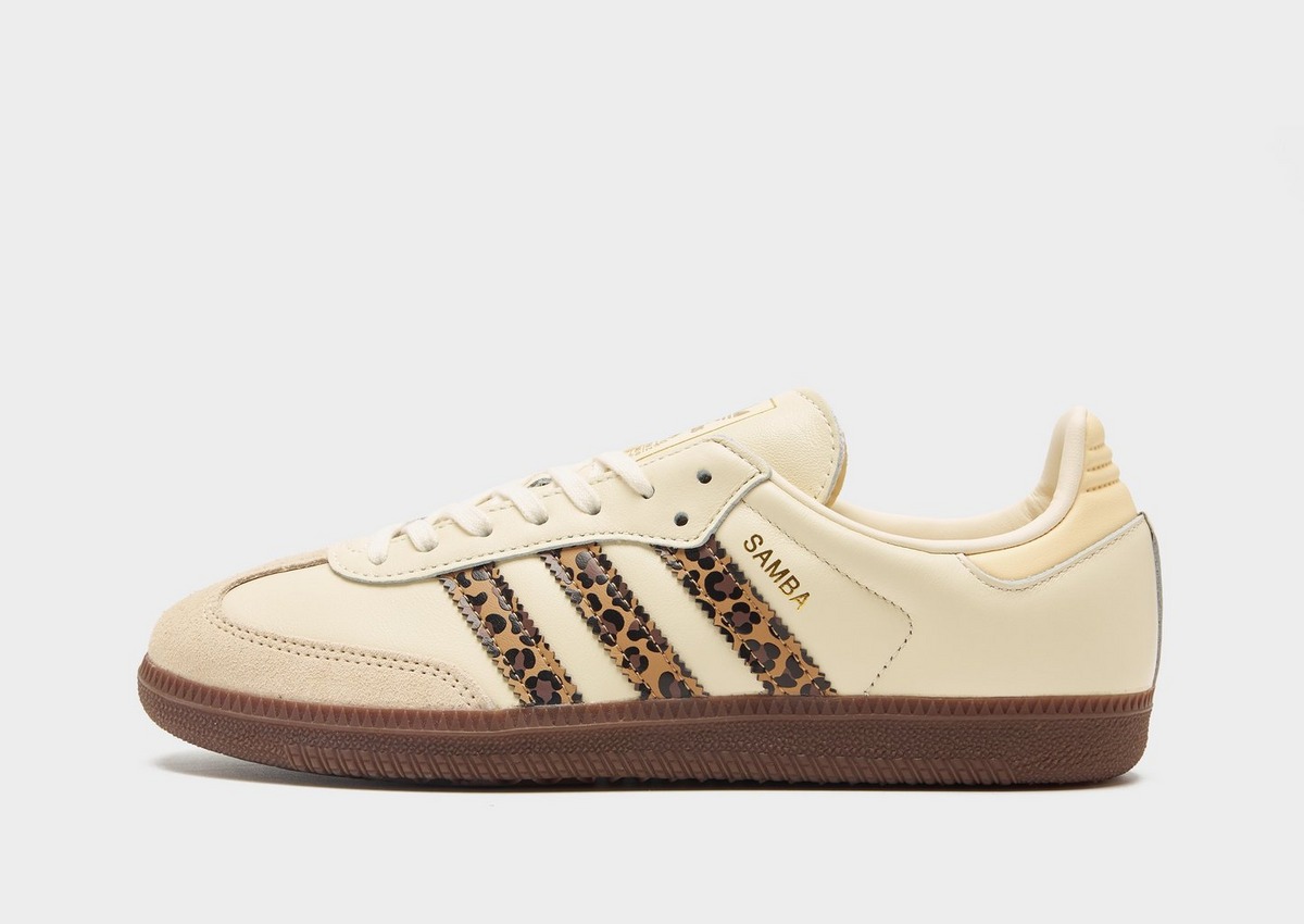 ADIDAS "ORIGINALS SAMBA CREAM LEOPERD STRIPES"
