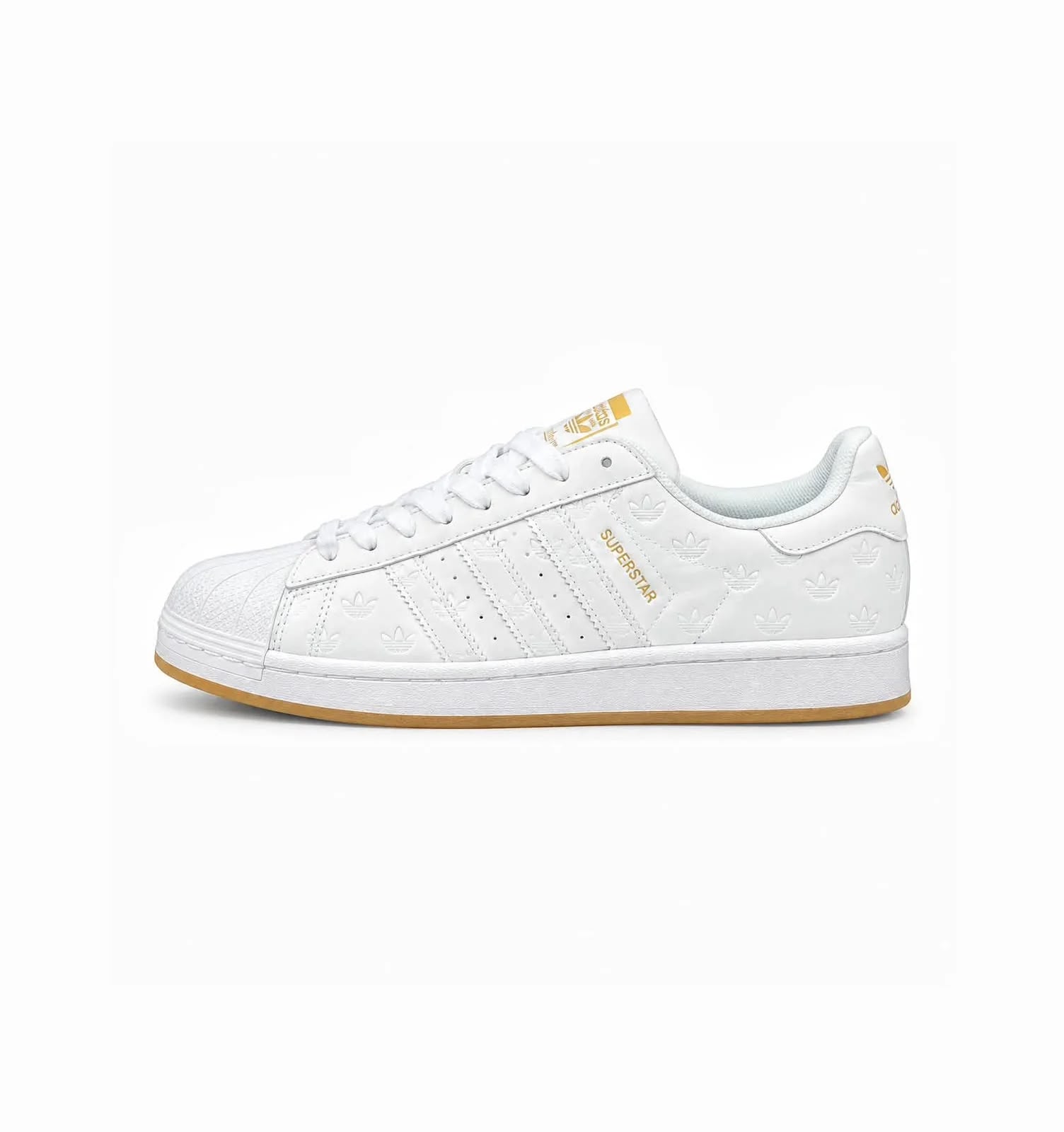 ADIDAS "ORIGINAL SUPERSTAR EMBOSSED WHITE GUM"