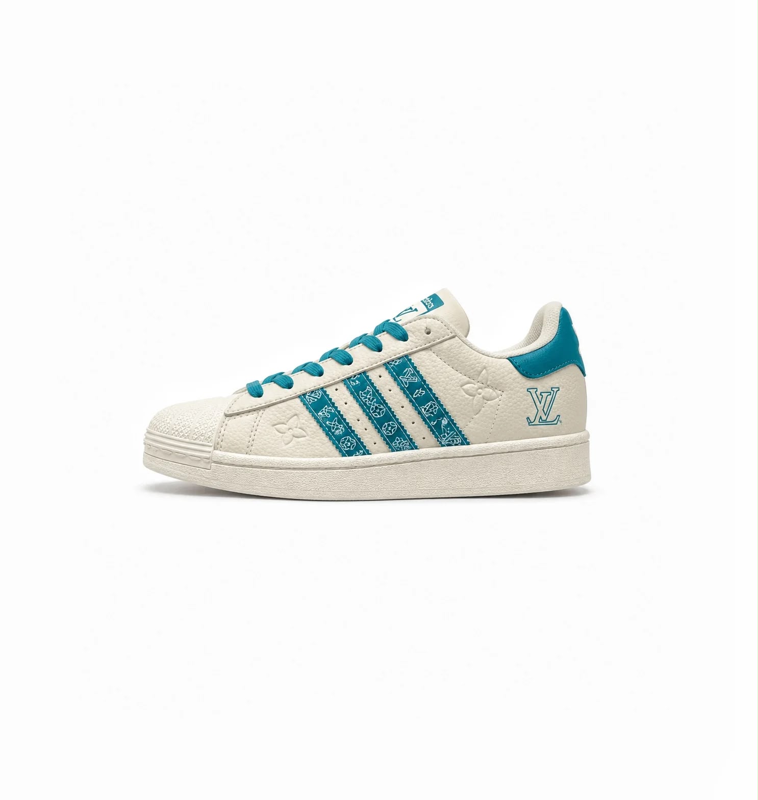 ADIDAS "ORIGINAL SUPERSTAR X LOUIS VUITTON EMBOSSED"