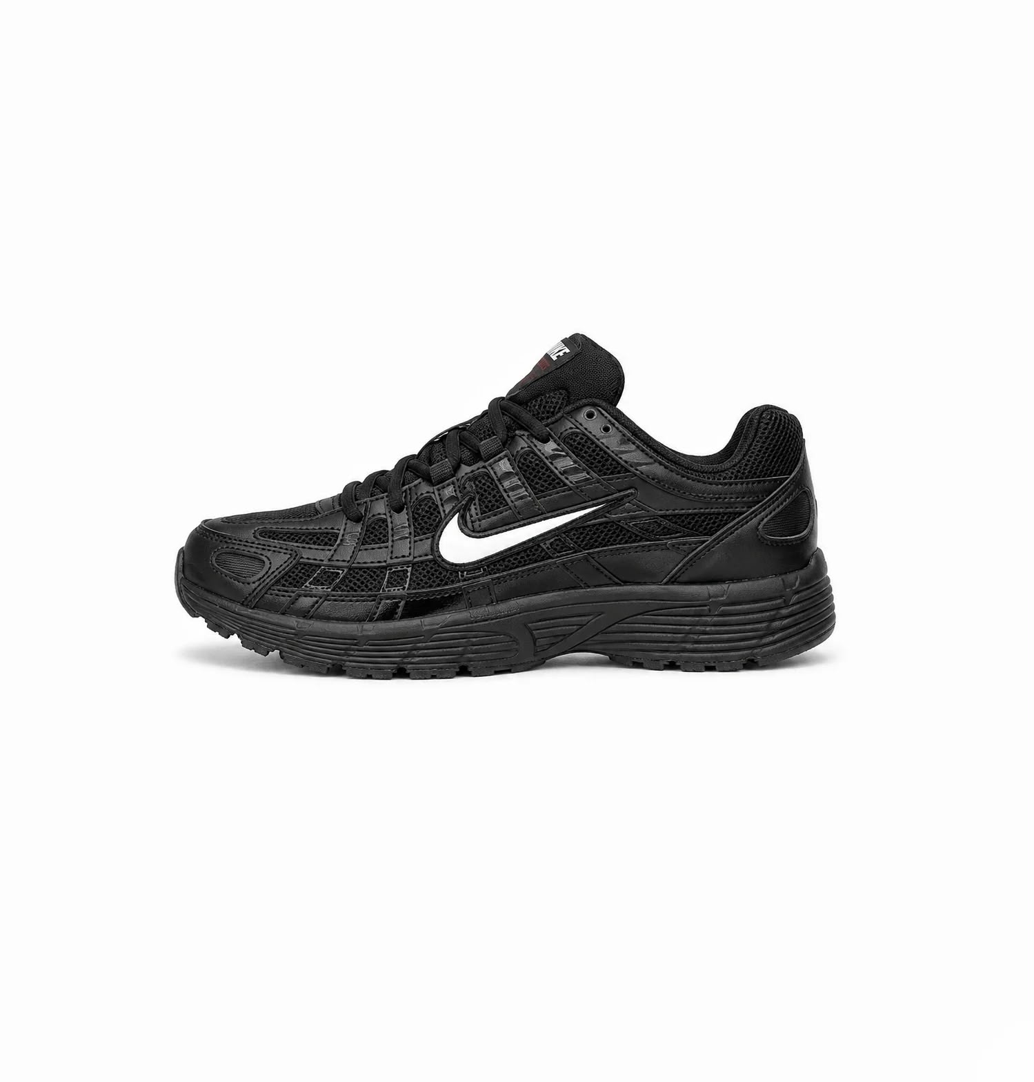 NIKE "P 6000 TRAINER TRIPLE BLACK WHITE TICK"