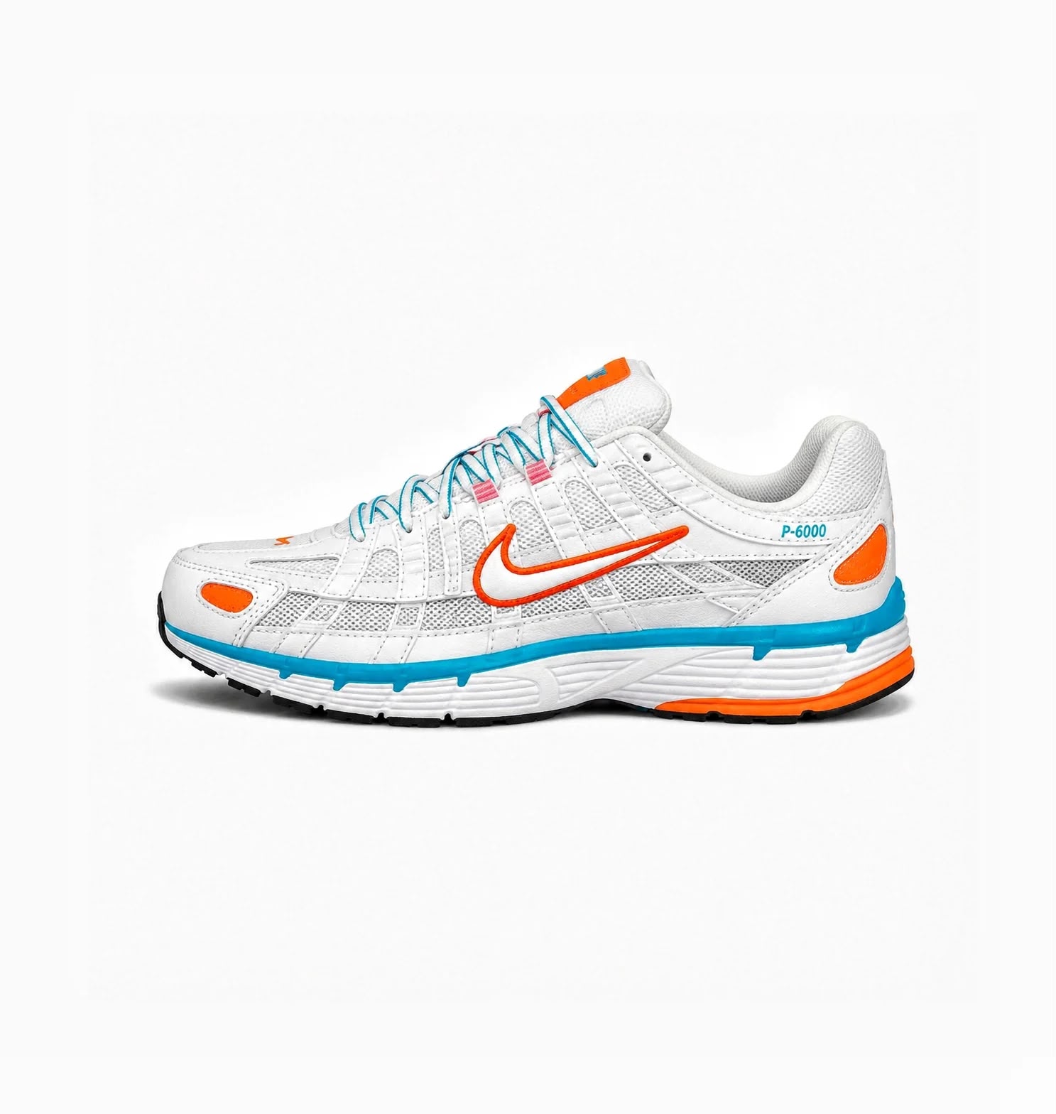 NIKE "P 6000 TRAINER WHITE RED BLUE"
